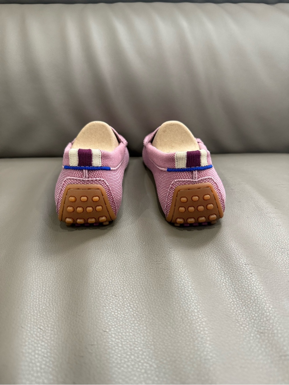 Rothy’s The Driver Slip On Shoes Driving Moccasin Desert Rose Woman Size 8 - Picture 4 of 5